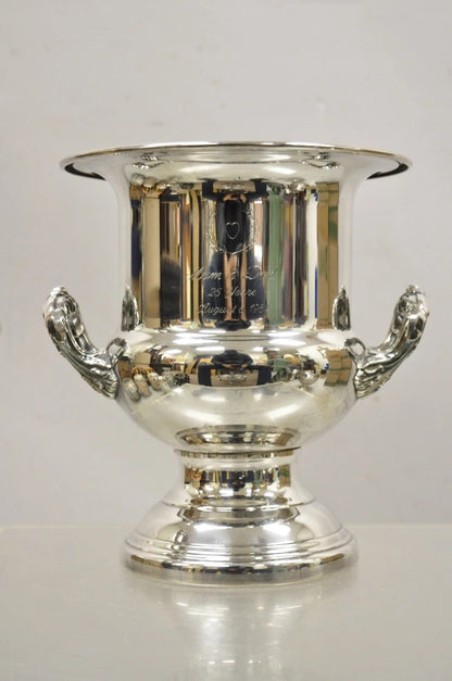 Gorham Newport Silver Plated Trophy Cup Champagne Chiller Ice Bucket Engraved