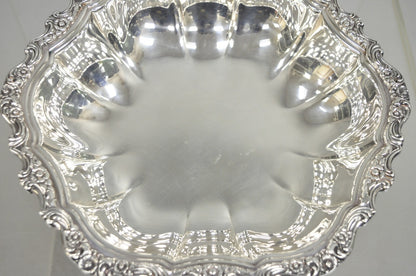 Vintage International Silver Co "Countess" Silver Plated Scalloped Dish Bowl