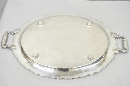 Antique Barker Ellis English Victorian Silver Plated Tea Set w/Tray - 7 Pc Set
