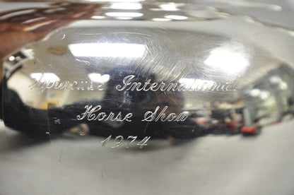 Rogers Silver Plated Water Pitcher Award Syracuse International Horse Show 1974