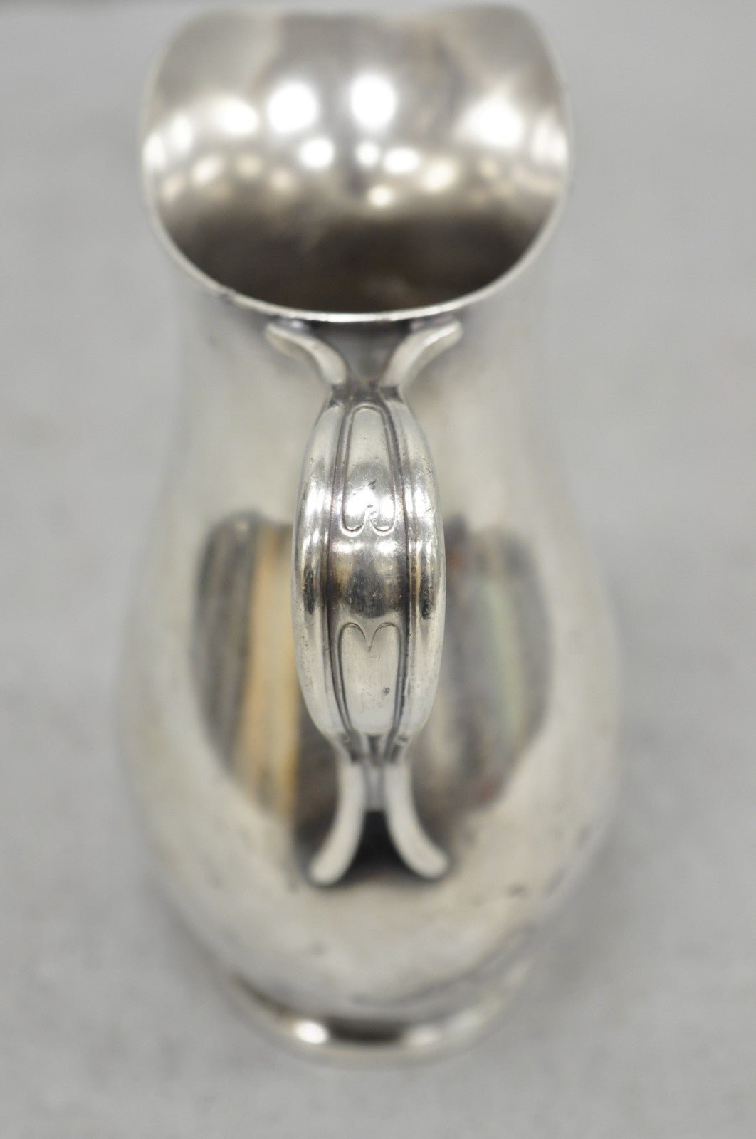 Vintage 1940s US Navy Reed & Barton Silver Plated Soldered Small Creamer Pitcher