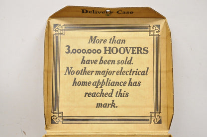 The Hoover Co Model 450 Advertisement Cardboard Box NRA Sticker Delivery Box