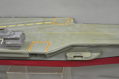 Vintage Large 84" USS Nimitz CVN-68 Aircraft Carrier Navy Military Model Ship 37