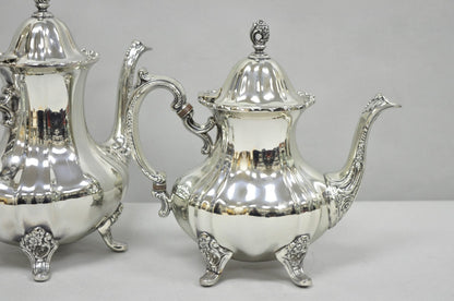 Vintage Towle Grand Duchess Victorian Silver Plated Tea Service Set - 4 Pcs