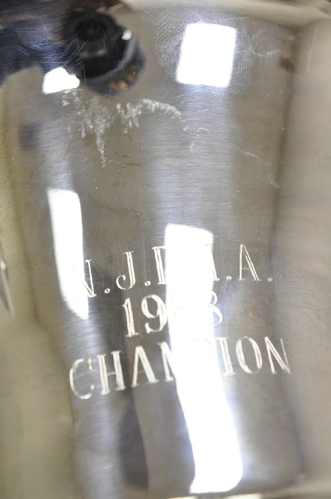 Vintage NJPHA 1988 Champion Silver Plate Trophy Cup Champagne Chiller Ice Bucket