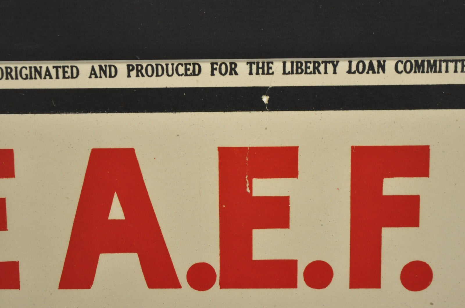 1918 World War 1 The A.E.F To The President 4th Liberty Loan Framed Poster