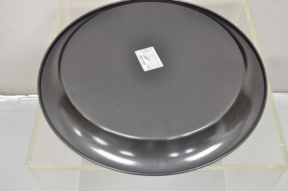 Fornasetti Milano Italy Serratura Black and White Keyhole Round Platter Tray