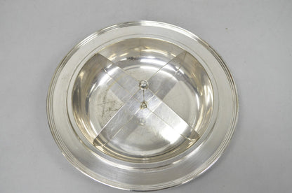 Vintage Victorian Silver Plated 10" Round Covered Vegetable Serving Dish