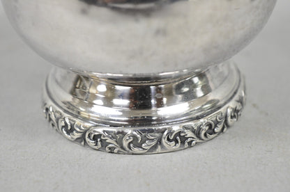 Vintage Victorian Silver Plated Small Coffee Creamer Pot by National 3002