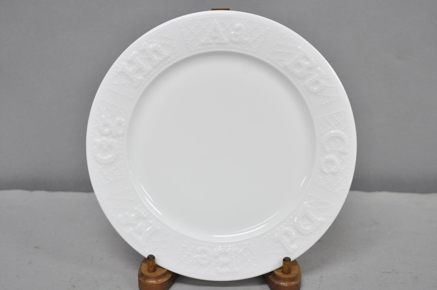 Lauren Ralph Lauren "Mackenzie Quilt" 3 Pc Bone China Children's "ABC" Dish Set
