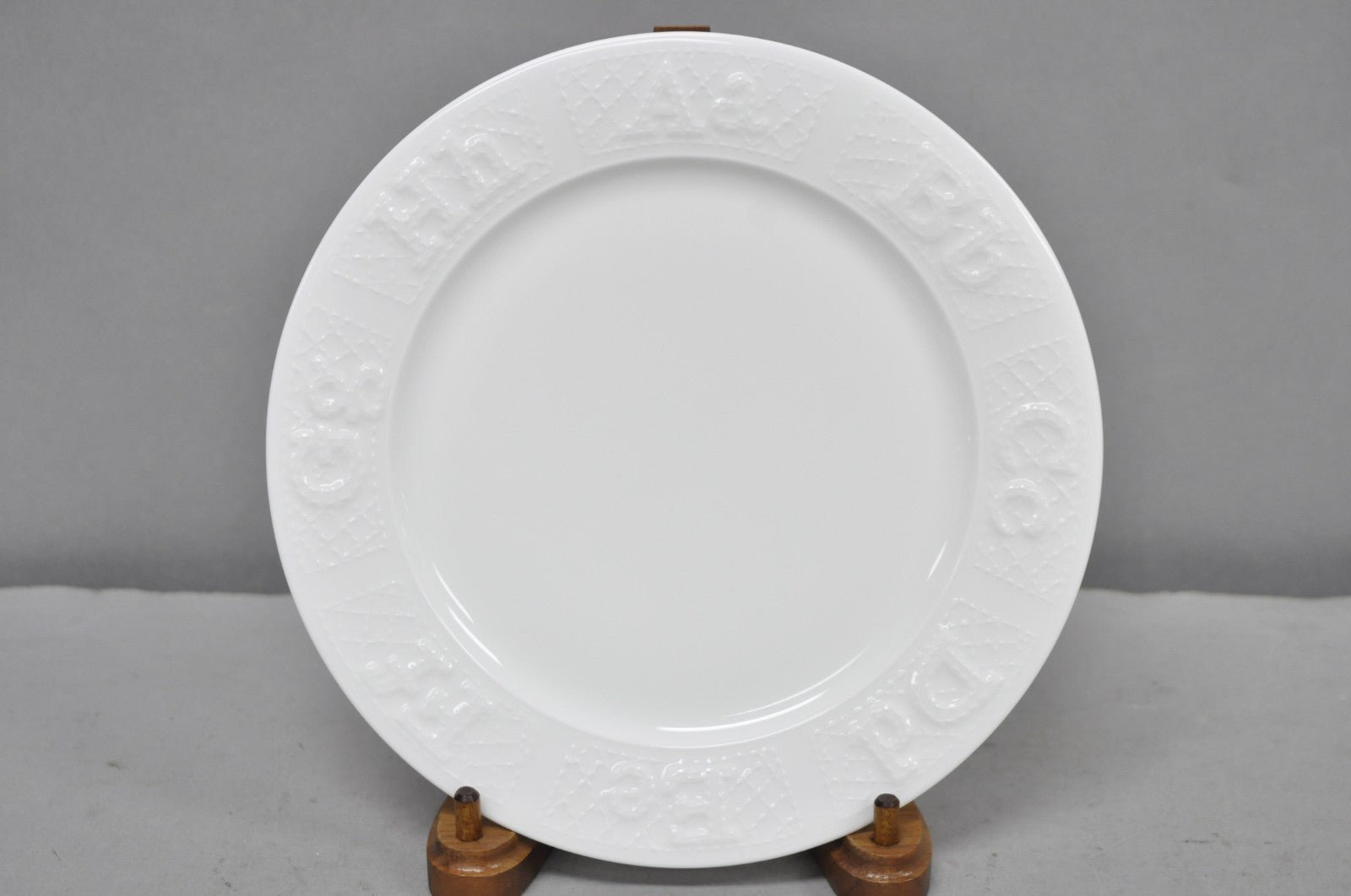 Lauren Ralph Lauren "Mackenzie Quilt" 3 Pc Bone China Children's "ABC" Dish Set