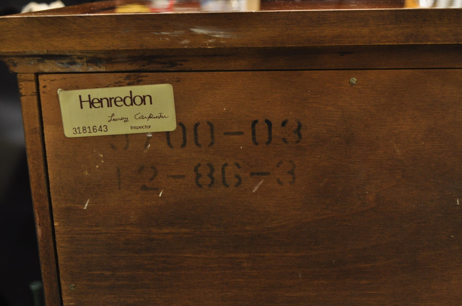 Henredon Aston Court Burl Wood Georgian Style Mahogany Long Dresser Credenza