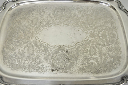 Vintage 1847 Rogers Bros "Remembrance" 9898 Silver Plated Serving Platter Tray