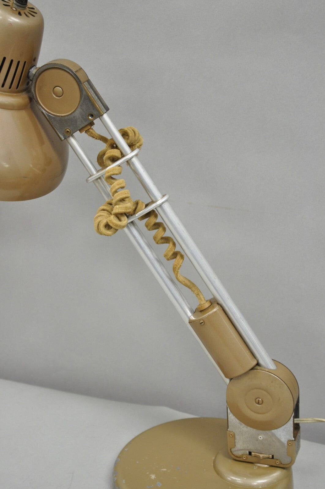 Vintage Industrial Modern Amplex Swivelite Telescoping Trombolite Desk Lamp