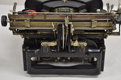 Antique 1930s Remington Noiseless Model 6 Black Typewriter