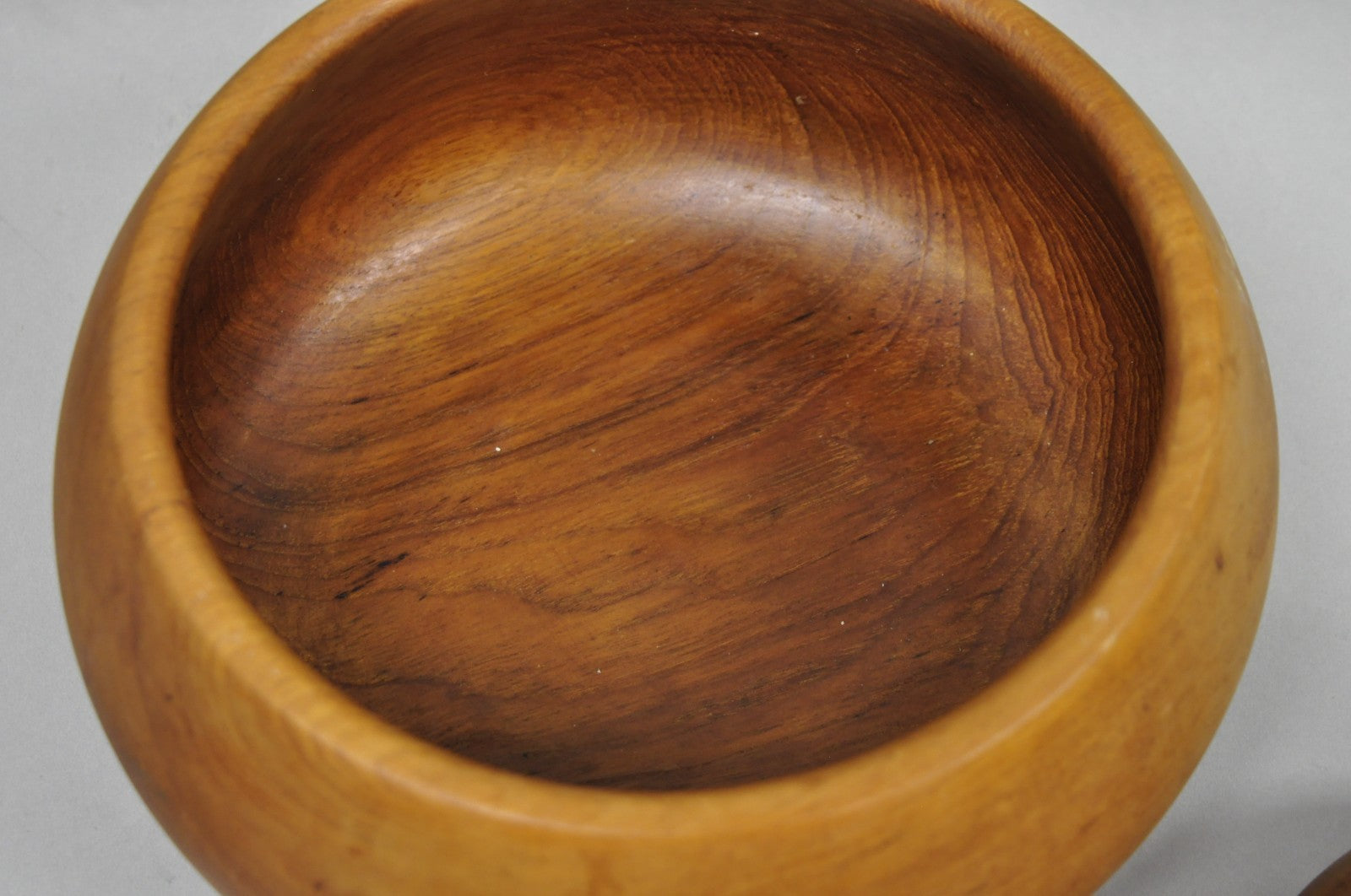 Vintage Mid Century Modern Teak Wood Goodwood Benjamin Medwin Salad Bowl Set 7pc