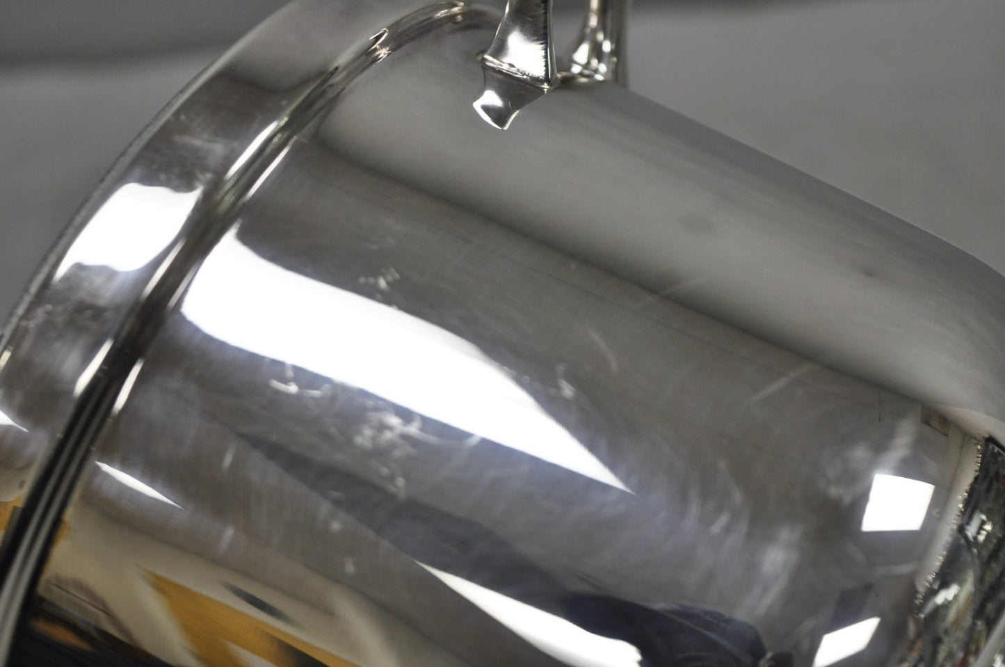 Vintage Sheffield Art Deco Silver Plated Glass Lined Covered Ice Bucket w/ Lid