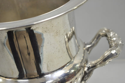 Vintage Victorian Silver Plated Trophy Cup Champagne Wine Chiller Ice Bucket