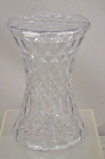 Marcel Wanders for Kartell Italy Clear "Stone" Stool - a Pair