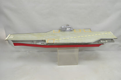 Vintage Large 84" USS Nimitz CVN-68 Aircraft Carrier Navy Military Model Ship 37