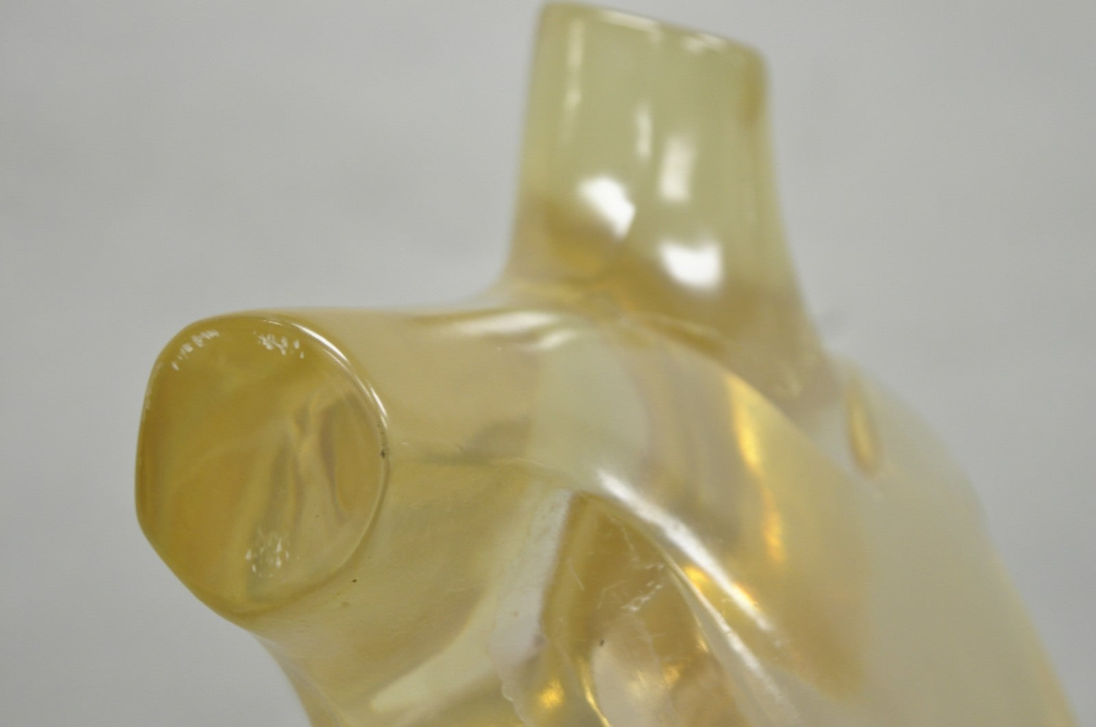 Vintage Mid Century Italian Modern Lucite Acrylic Nude Bust Modernist Sculpture