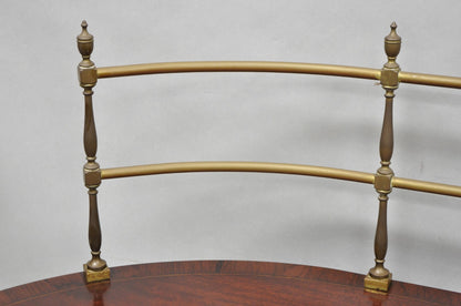 Antique Sheraton Mahogany Duncan Phyfe Dropleaf Sideboard Console Buffet Table