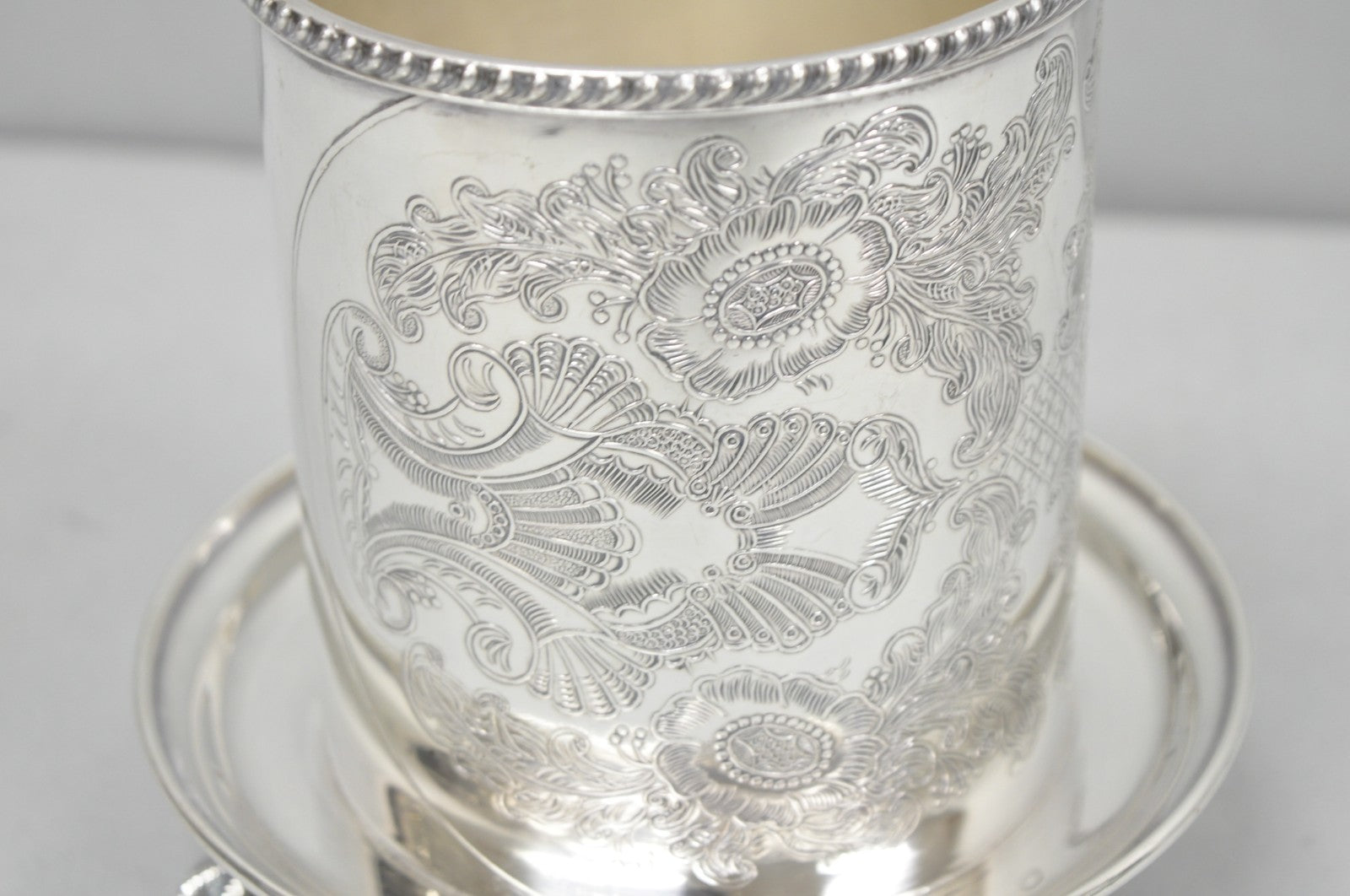 Vintage Viners of Sheffield English Regency Silver Plated Wine Bottle Coaster