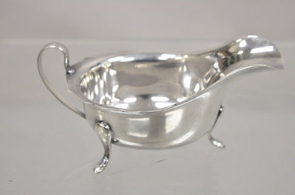 Vintage Cheltenham & Co LTD English Style Silver Plated Serving Gravy Boat