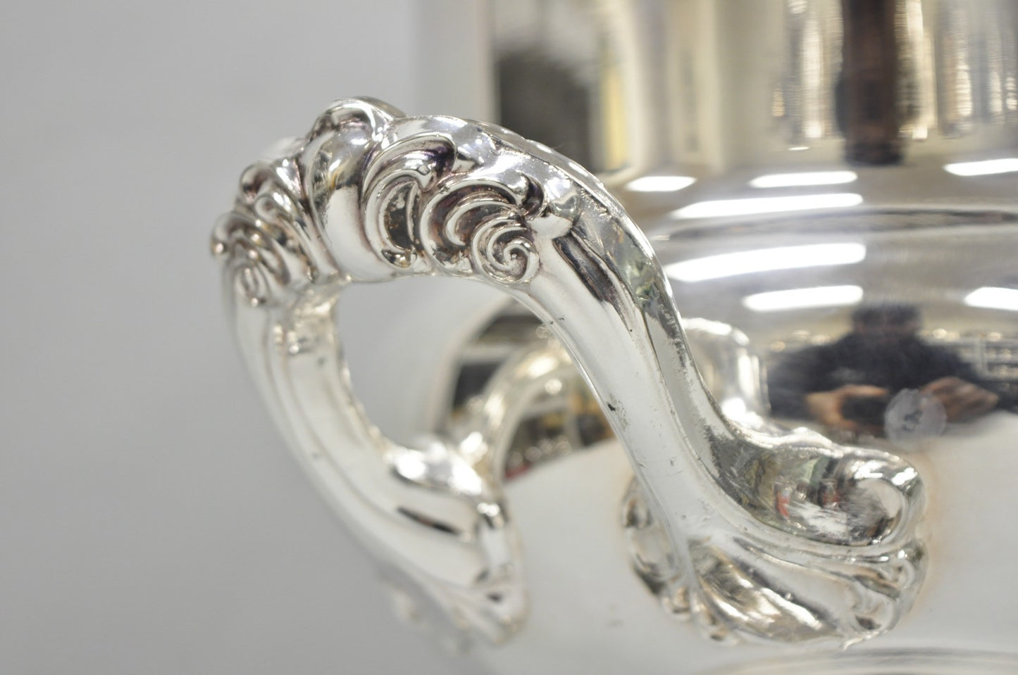 Vintage Leonard Silver Plated Trophy Cup Urn Champagne Chiller Ice Bucket, Pair