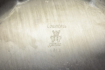 International Silver "Countess" Silver Plated Small Bar Tray Serving Platter