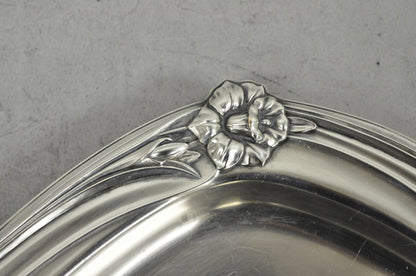 Vintage 1847 Rogers Bros Daffodil 9910 Silver Plated Meat Serving Platter Tray