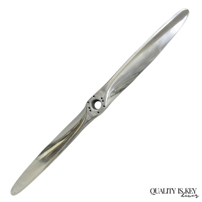 Decorative Fixed Pitch Polished Aluminum 74" Propeller Blade "Not Airworthy" (B)