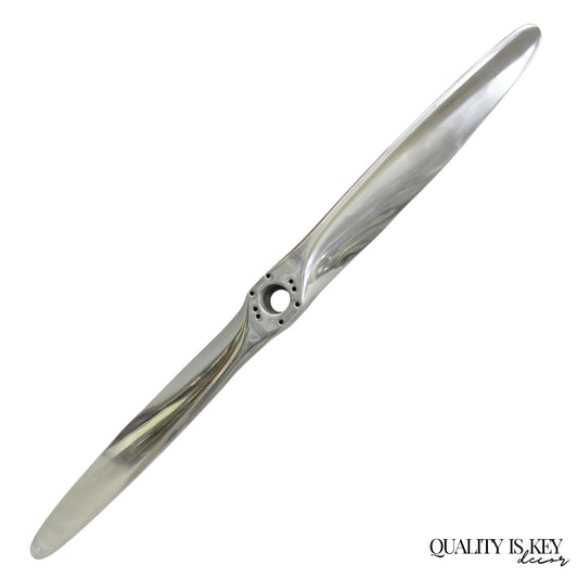Decorative Fixed Pitch Polished Aluminum 74" Propeller Blade "Not Airworthy" (B)