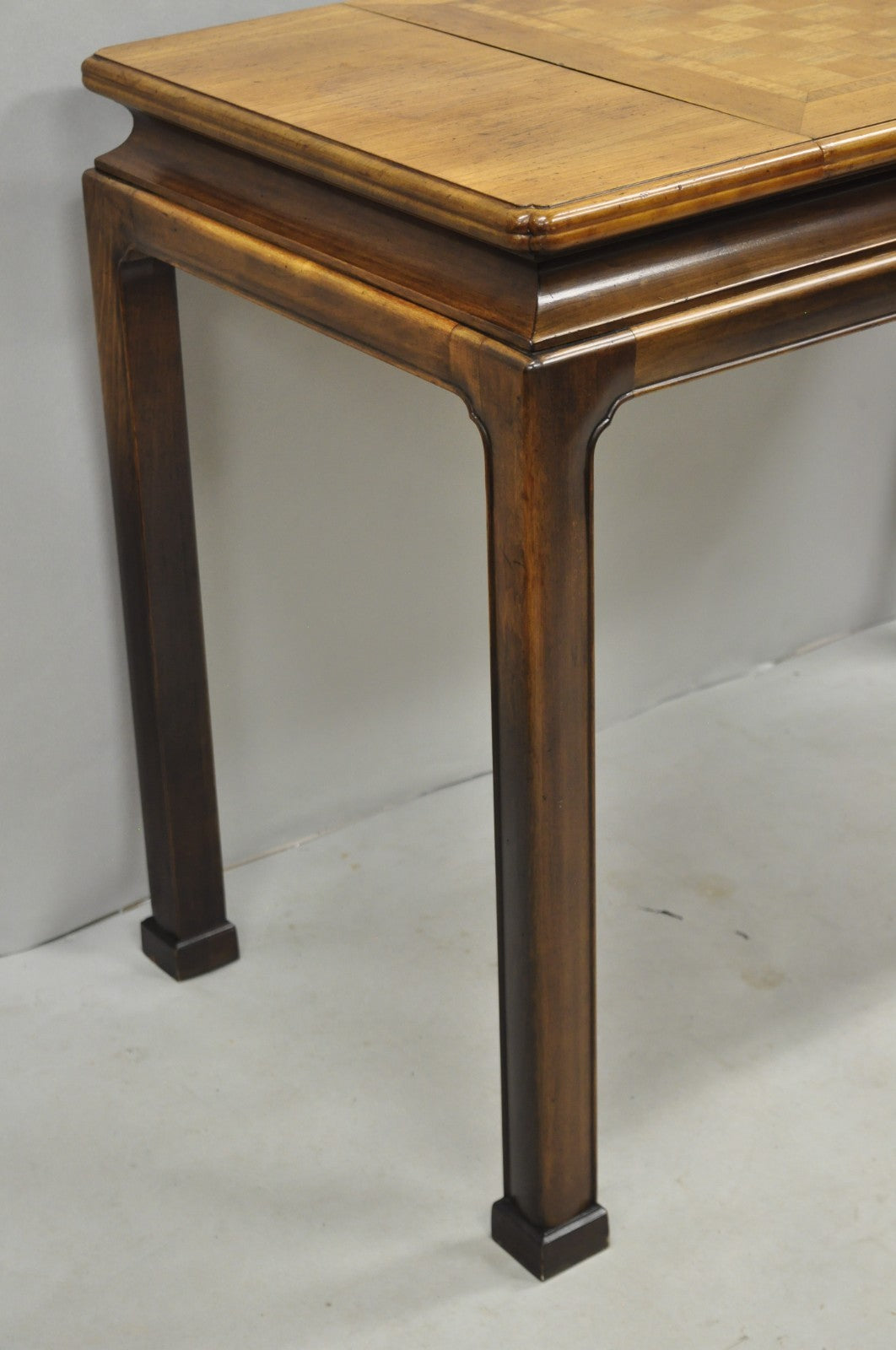 Vintage John Widdicomb Mid Century Modern Campaign Style Chess Game Table