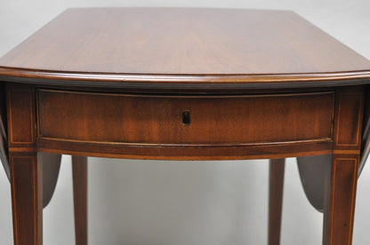 Antique Kittinger Colonial Williamsburg CW-27 Mahogany Drop Leaf Pembroke Table