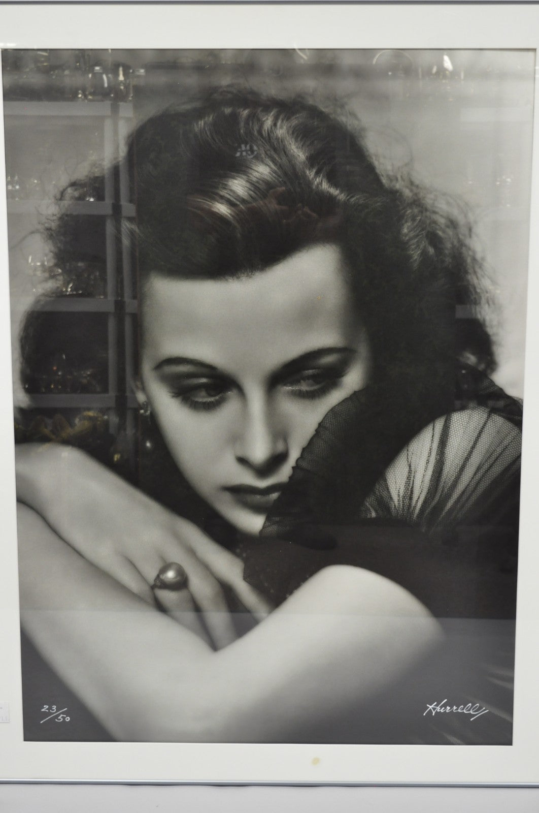 Hedy Lamarr George Hurrell 1930s Photograph 48x36 Gelatin Silver Print 23/50