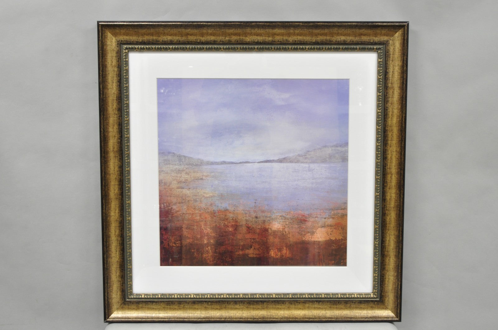 Contemporary Art Quiet Lake VIII by Suzanne Etienne Decorative Framed Print