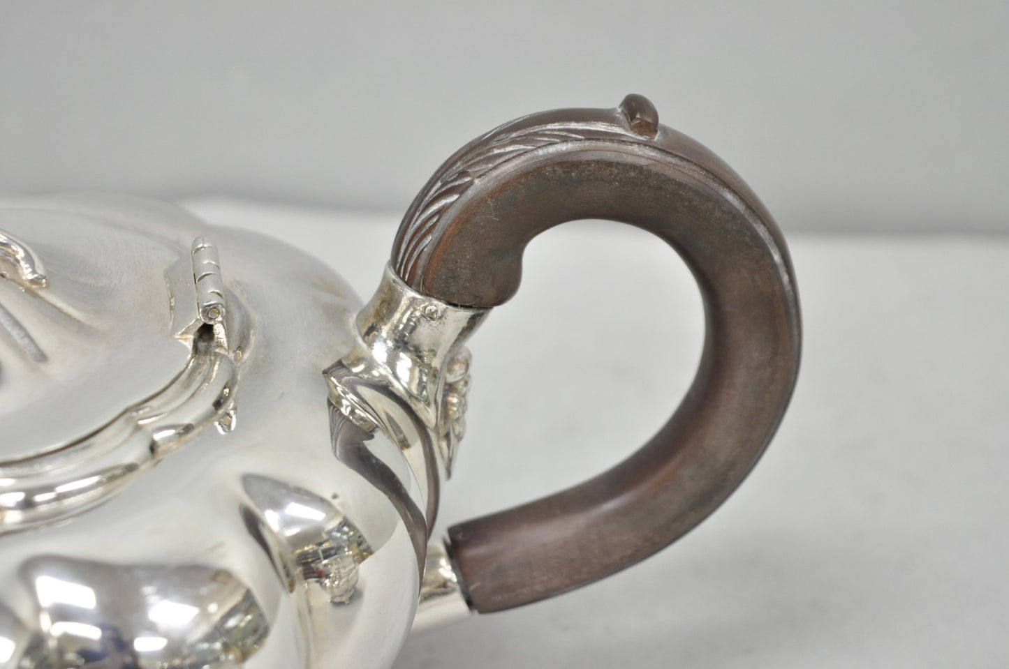 Antique 1881 Rogers 7377 Art Nouveau Silver Plated Tea Service Set - 3 Pcs
