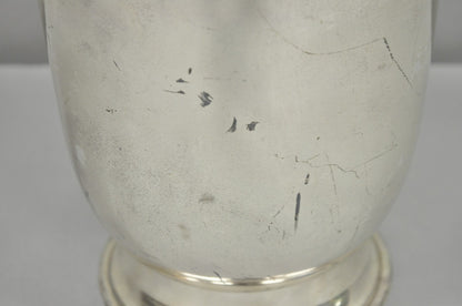 Mid Century Modern Silver Plated Twin Handle Urn Champagne Chiller Ice Bucket