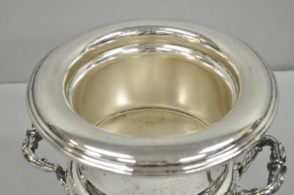 Victorian Silver Plated Trophy Cup Bar Champagne Chiller Ice Bucket by Crescent