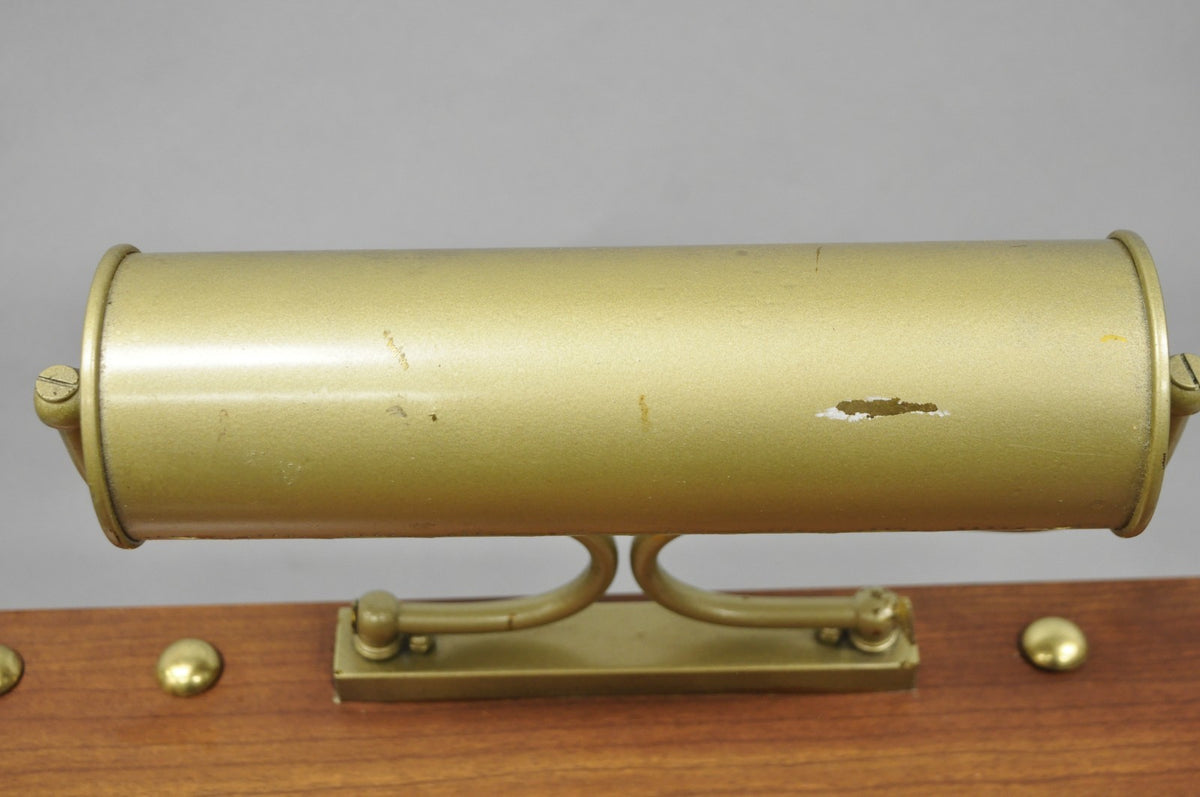 Vintage Victorian Lighted Podium Metal Column Pedestal Base Lectern Book Stand
