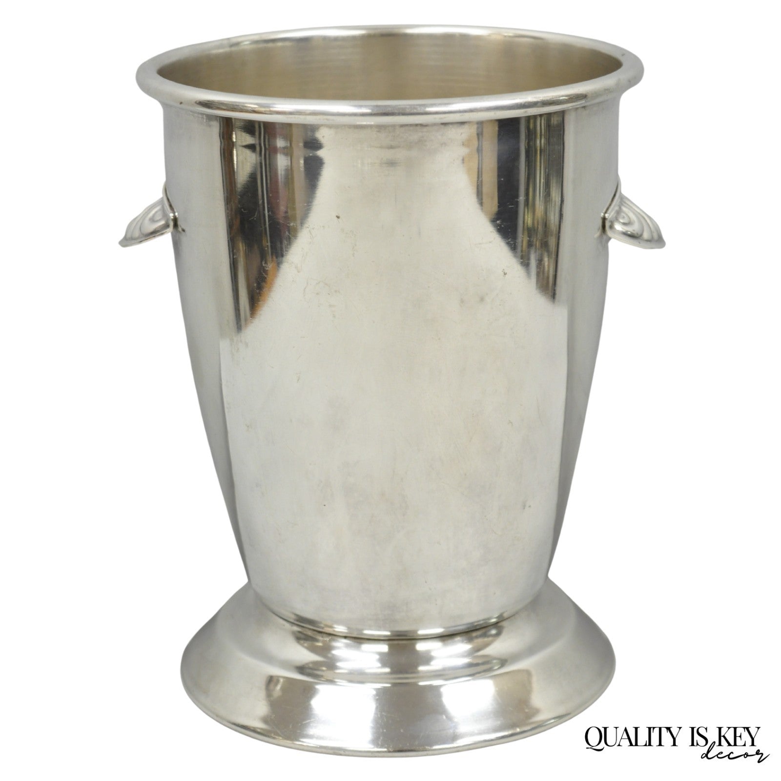 Oneida Mid Century Modern "Bullet" Silver Plated Champagne Chiller Ice Bucket