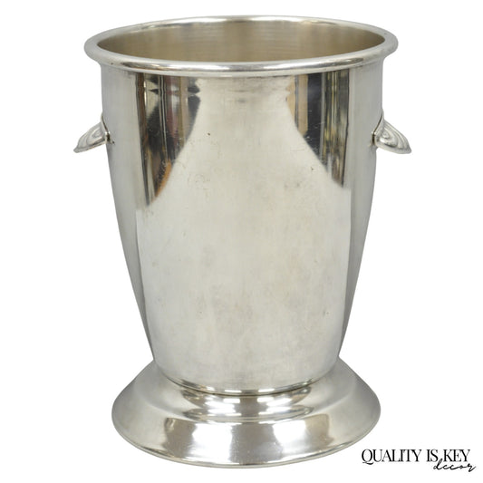 Oneida Mid Century Modern "Bullet" Silver Plated Champagne Chiller Ice Bucket