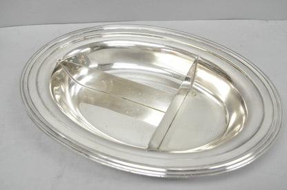 Vintage Wallace N6706 Silver Plated Large Oval 15" Covered Serving Dish