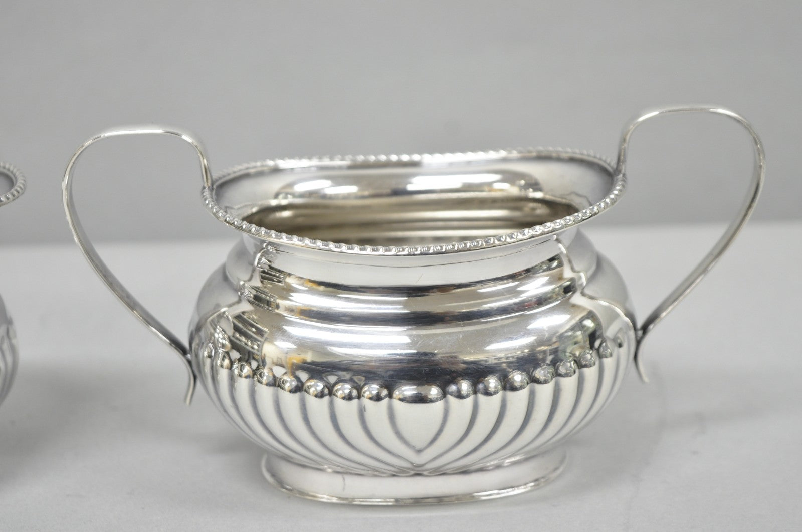 Antique English Sheffield B. Altman Art Deco Silver Plated Tea Service Set, 4 Pc