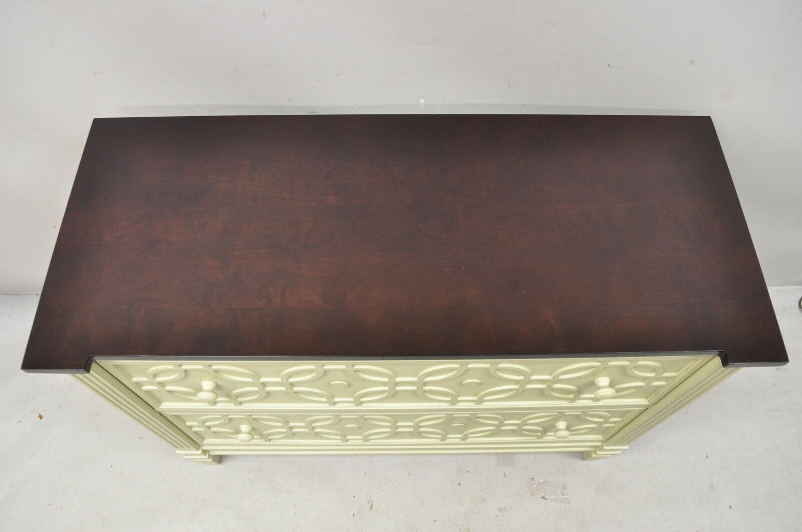 Raymour and Flanigan Maura Accent Chest Hollywood Regency Commode Cabinet