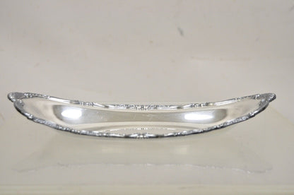 Vintage Fine Arts Silver Plate "Southern Colonial" Oval Trinket Dish Platter