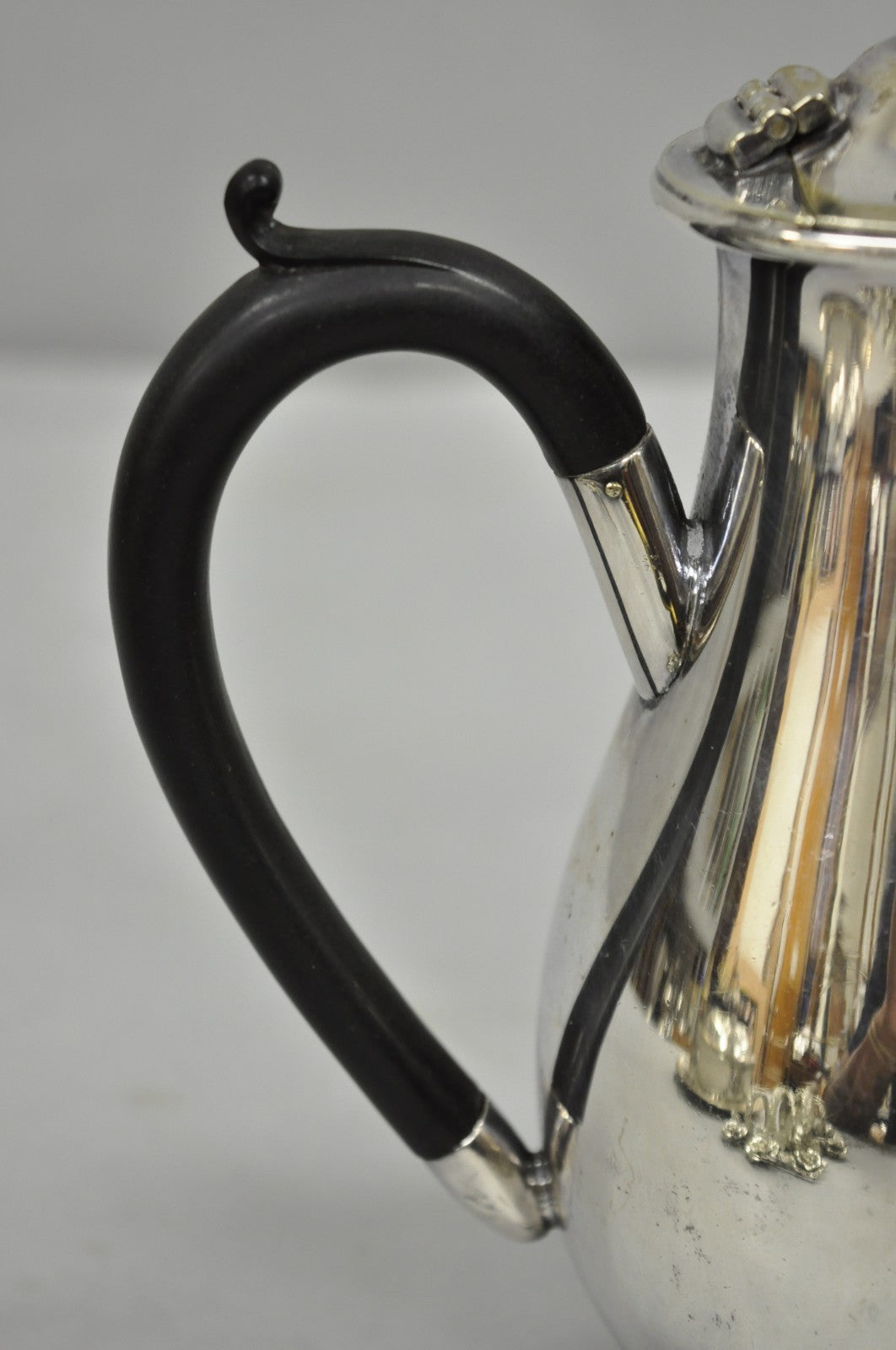 Vintage English Sheffield Victorian Silver Plated Small Coffee Tea Pot Creamer