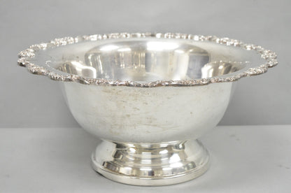 Towle Victorian Silver Plated Floral Punchbowl Champagne Chiller Ice Bucket