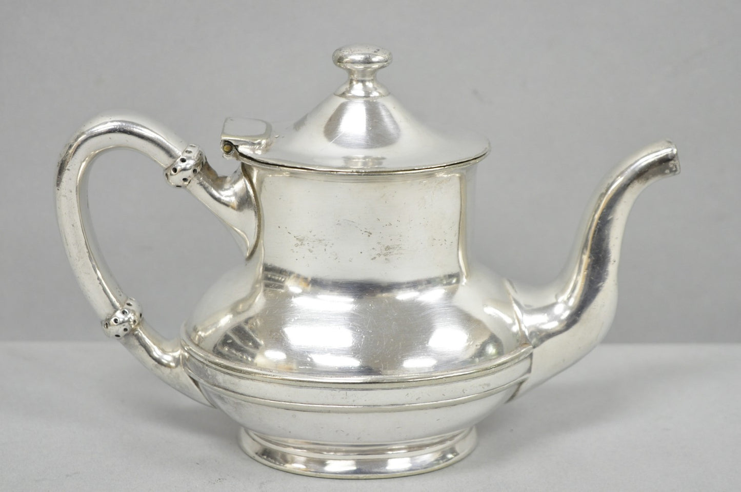 Antique Pennsylvania Railroad PRR Reed & Barton Small Silver Plated Teapot